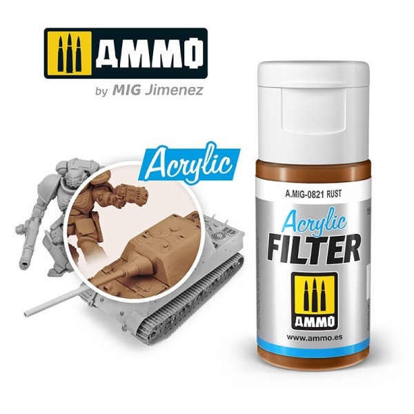 ACRYLIC FILTER Rust 15ml