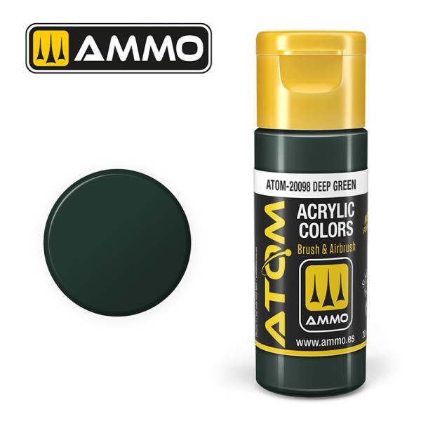 ATOM COLOR Deep Green 20ml - ATOM-20098 - AMMO
