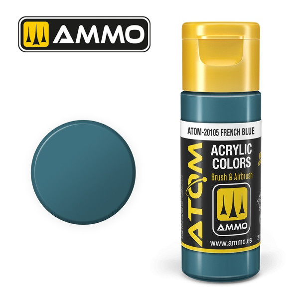 ATOM COLOR French Blue 20ml - ATOM-20105 - AMMO