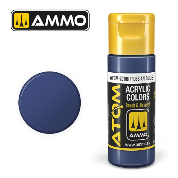 ATOM COLOR Prussian Blue 20ml - ATOM-20108 - AMMO
