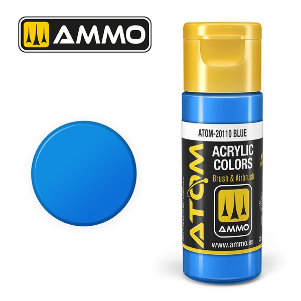 ATOM COLOR Blue 20ml - ATOM-20110 - AMMO