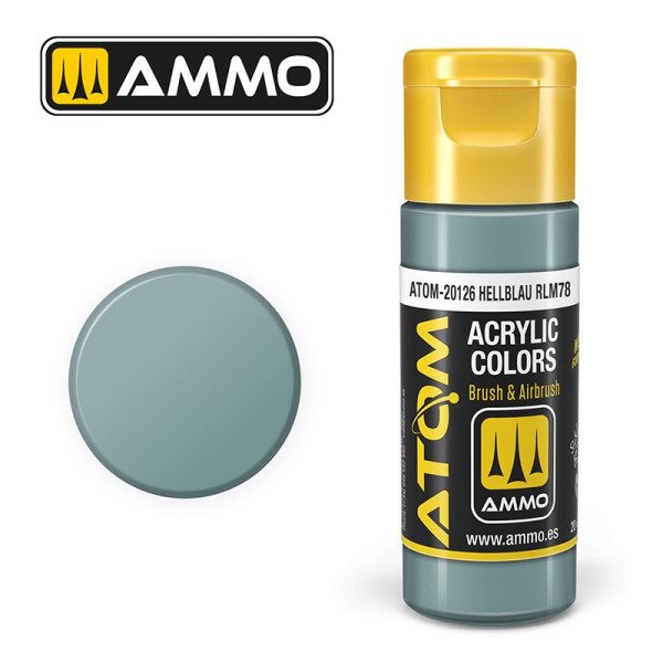 ATOM COLOR Hellblau RLM78 20ml - ATOM-20126 - AMMO