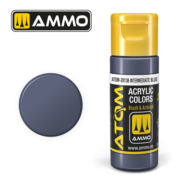 ATOM COLOR Intermediate Blue 20ml - ATOM-20136 - AMMO